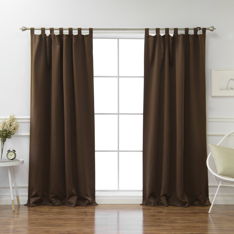 Alcott Hill® Basic Insulated Solid Blackout Thermal Tab Top